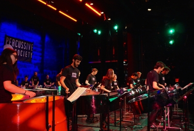 Percussion ensemble performance